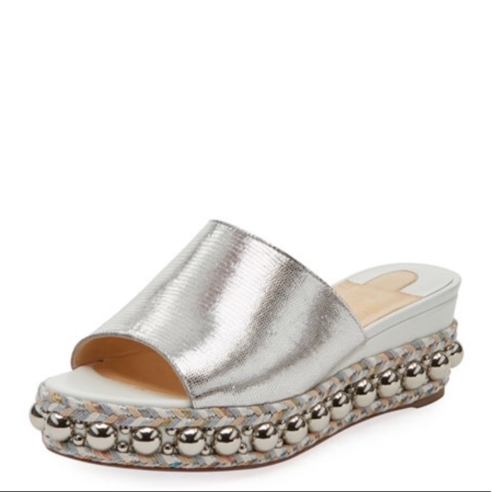 Christian Louboutin Jannibasse embellished Mules